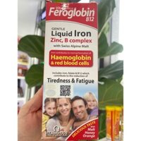 [Giá hủy diệt] Vitamin dạng nước Vitabiotics Feroglobin B12 bổ sung sắt (200ml)