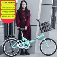 (Giá Hủy Diệt) Xe đạp nữ dành cho người lớn mới Xe đạp gấp dành cho người lớn 20 inch giá rẻ dành c