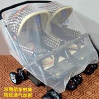 (Giá Hủy Diệt) Xe đẩy màn chống muỗi lưới che phủ hoàn toàn đôi chống muỗi yurt có thể gập lại mái