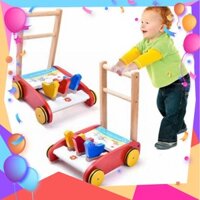 [GIÁ HỦY DIỆT] Xe Gà Tập Đi Bằng Gỗ Cho Bé VinaStar - Hàng Chuẩn