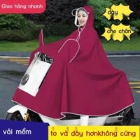 (Giá Hủy Diệt) Yuyantiantang xe điện vành đôi đặc biệt poncho xe máy để tránh mưa lớn cho người lớn