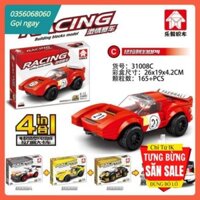 ⚡GIÁ HỦY DIỆT⚡Combo 4 hộp Lego Xe thể thao Racing 4 trong 1 - 31008-4IN1 phát triển tư duy sáng tạo