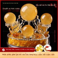 (Giá Hủy Diệt)Đá thạch anh vàng tự nhiên bóng bảy sao mảng trang trí văn phòng máy tính tiền thu hút tài lộc về nhà phon