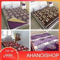 [GIÁ HỦY DIỆT]Thảm Nỉ Trải Giường Hoa Văn,Thảm Lông Cừu Làm Nệm Đệm,Trải Sàn Đa Năng 3 Lớp,Mã 1846 (CGHN)