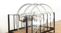Giá inox cài vung, nắp nồi, treo thớt sơn tĩnh điện cao cấp không gỉ BA1537