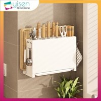 Giá Inox Cao Cấp Cắm Dao Kéo,Ống Đựng Dao Đũa Muỗng Dán,Kệ Để Dao Gắn Tường Đa Năng Tiện Dụng Cho Nhà Bếp