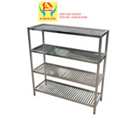 Giá Kệ Bát Đĩa Chén 4 Tầng 1m8 Bốn Tầng Inox Đa Năng Vinsun