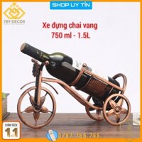 Giá kệ để chai rượu vang LỚN 1.5 L xe cổ điển ( Chai 1.5 Lít )