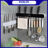 Giá kệ để đồ nhà bếp Ecoco E2028, giá đựng cài dao loại dài 500mm đa năng tiện lợi có kèm theo móc treo đồ - Khalik