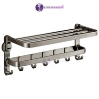Giá Kệ Để, Treo Khăn Nhà Tắm, Lắp Đặt Hút Chân Không, Chất Liệu Nhôm Hàng Không Chống Gỉ , Kệ Khăn Nhà Tắm PT-QA01
