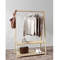 Giá Kệ Gỗ Treo Quần Áo 1 Tầng Chữ A  đơn giản tiện lợi