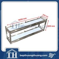 Giá kệ Inox treo tường 2 tầng liền THGTT-2L160