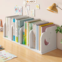 Giá kệ sách chia ngăn để bàn làm việc thông minh decor phòng kiểu Hàn thương hiệu Larot- LG410