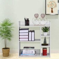 Giá kệ sách gỗ nhựa pitech đa năng thiết kế hiện đại, tối ưu không gian