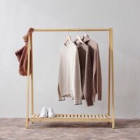 Giá kệ treo quần áo 1 tầng chữ A tiện ích Lắp Ráp kệ  treo cây  treo