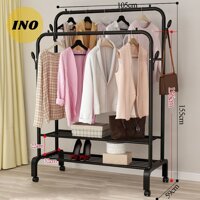 Kệ treo quần áo 2 tầng Inox