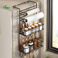 Giá kệ tủ lạnh MNTT Nhà bếp đa năng bằng thép Carbon