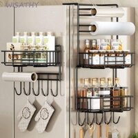Giá kệ tủ lạnh WISATHY Nhà bếp đa chức năng không lỗ