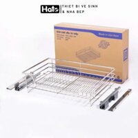 Giá Kéo Bát Đĩa Đa Năng SUS Inox 304 Kéo Ra Không Gây Tiếng Ồn, Kệ Đựng Bát Đĩa Có Khay Đựng Nước