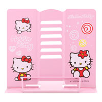 Giá Kẹp Sách, Đỡ Sách, Đọc Sách Chống Cận - Hello Kitty - Màu Hồng