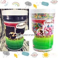 *Giá Kho* Kẹo trang trí cốm màu Premier đủ loại hộp 500g