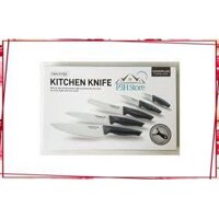 (Giá Không Tưởng) BỘ DAO HIỆU LOCK &LOCK 6 MÓN PHỦ SỨ