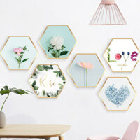 Giả Khung Ảnh Dán Tường Bao Phòng Ngủ Xấu Xí Đầu Giường 3d Dán Nhân Vật Phòng Khách Tivi Nền Trang Trí Tường Miếng Dán Tự Dính