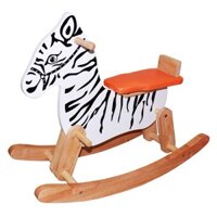 [GIÁ KHUYẾN MÃI] Ngựa Bập Bênh Gỗ Ghế Da Cao Cấp