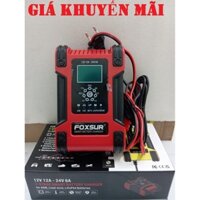 [Gía khuyến mãi] Sạc bình ắc quy 12V 24V 2ah- 300AH FOXSUR sạc bình ô tô xe tải chức năng khử sunfat - Chính hãng FOXSUR