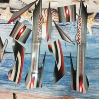 [GIÁ KỊCH SÀN] Bộ tem xe Sirius thường MẪU đỏ đen A40-106 (9262)