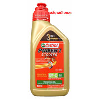 (Giá KM) - Bản Nâng Cấp 2023 - Bình 0.8L Dầu Nhớt Xe Tay Ga CASTROL POWER-1 SCOOTER 3 IN 1 10W40 800ML - Shopnhottot