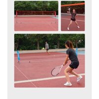 Giá Lưới Cầu Lông Di Động Gấp Ngoài Trời Đơn Đôi Cạnh Tranh Tiêu Chuẩn Lưới Di Động Thép Không Gỉ Hỗ Trợ Đơn Giản