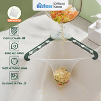 Giá Lưới Lọc Thức Ăn Thừa Mifan - Túi Lọc Rác Bồn Rửa Chén Bát - Khung nhựa ABS chất lượng cao - Bộ giá  lưới Xanh