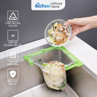 Giá Lưới Lọc Thức Ăn Thừa Mifan - Túi Lọc Rác Bồn Rửa Chén Bát - Khung nhựa ABS chất lượng cao - Khung Băng dính 50 lưới lọc