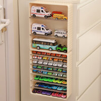 Giá lưu trữ đồ chơi trẻ em bằng hợp kim, vật phẩm lưu trữ ô tô nhỏ, giá trưng bày Hot Wheels Tomica, tổ chức bàn làm việc LC2U
