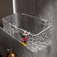 Giá lưu trữ phòng tắm, bồn rửa phòng tắm, bồn cầu, giá treo tường không cần khoan, kệ tổ chức mỹ phẩm H9K7