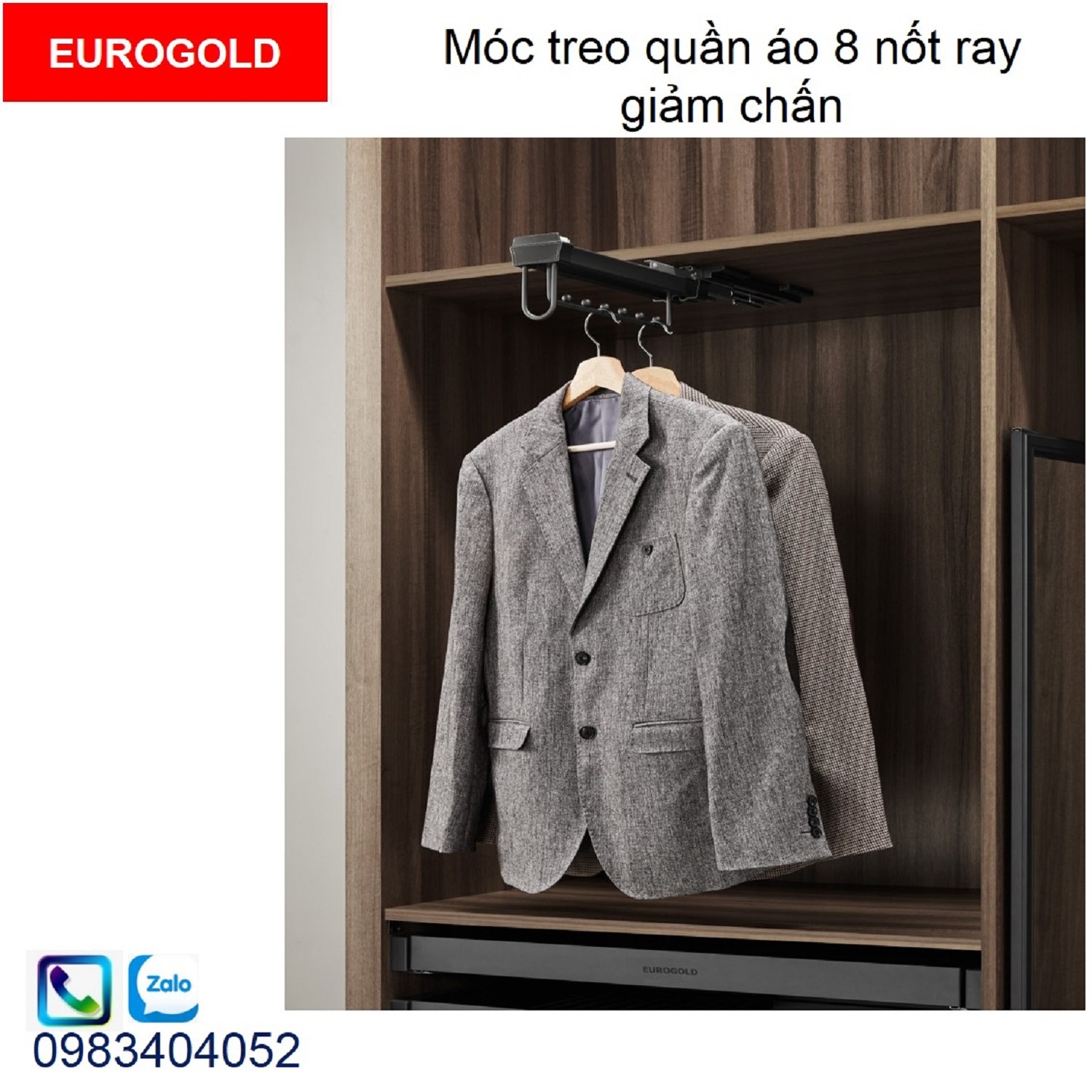 Giá mắc quần áo Eurogold EVA300B