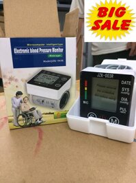 giá máy đo huyết áp máy đo huyết áp bắp tay các loại máy đo huyết áp - Máy đo huyết áp mini thông minh cao cấp đến từ thương hiệu ELECTRONIC BLOOD PRESSURE MONITOR Model: JZK-003R của Anh Quốc