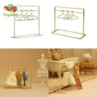 Giá may mặc búp bê Toysmith có móc treo, Giá đựng quần áo nhà búp bê, 1 / 12 Nội thất tủ quần áo búp bê cho đồ dùng nhà búp bê Phong cảnh vi mô