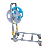 Giá máy rửa xe kèm rulo và bánh xe đủ bộ