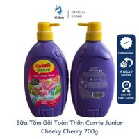 [Giá Mới ]Sữa tắm gội toàn thân Carrie Junior Cheeky Cherry NL392 da khỏe tóc thơm dành cho trẻ em 700g