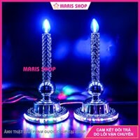 [Giá một cặp] Đèn thờ Thiên Chúa cao 29cm nhiều màu , đèn cầy nến Công Giáo, mẹ Maria, Thánh Giuse [NEN-9]