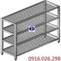 Giá nan inox 4 tầng
