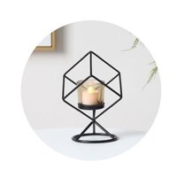 Giá nến tinh thể giá để nến nhỏ lồng đựng nến