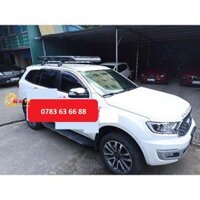 Giá nóc baga mui xe FORD EVEREST lắp thanh xà ngang để hành lý đựng đồ vali 200 kg cho ô tô đi du lịch dã ngoại cao cấp