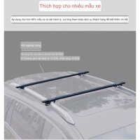 Giá nóc ngang ô tô Xpander Cross, Suzuki XL7, Fortuner hoặc các xe có sẵn thanh dọc cao hở