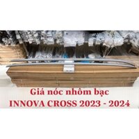 Giá nóc thể thao Toyota Innova 2023 2024 kiểu dáng hiện đại, mạnh mẽ màu đen, màu bạc