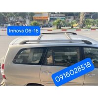 Giá nóc Toyota innova 2012 2013 chất liệu hợp kim nhôm cứng, chắc, an toàn