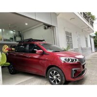 Giá nóc xe ERTIGA nhôm vuông màu đen màu bạc kèm thanh ngang để đồ hành lý baga mui gắn thanh ngang nóc ô tô SUZUKI cao cấp