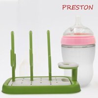 Giá phơi bình sữa cho bé PRESTON, Dụng cụ xả bình sữa có thể tháo rời dung tích lớn, Giá phơi chai tiết kiệm không gian bền bỉ di động đa năng Làm sạch chai